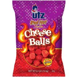 Utz Red Hot Cheese Balls - 2.5 Oz