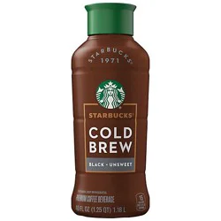 Starbucks Premium Unsweet Cold Brew Black Coffee Beverage - 40 Fl. Oz.