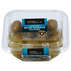 Signature Reserve Olives Stuffed Blue Cheese - 7 Oz