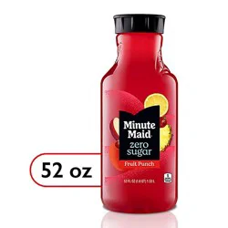 Minute Maid Zero Sugar Fruit Punch Bottle - 52 Fl. Oz.