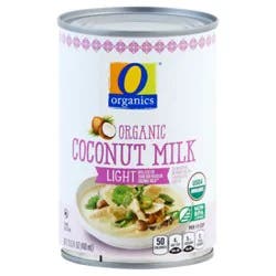 O Organics Coconut Milk Light - 13.5 Oz