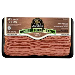 Bh Uncured Turkey Bacon - 12 Oz