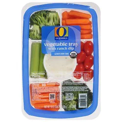O Organics Veggie Tray With Dip - 19 Oz