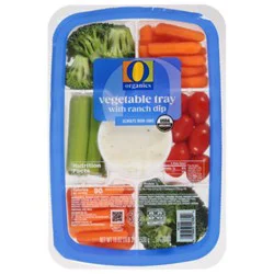 O Organics Veggie Tray With Dip - 19 Oz