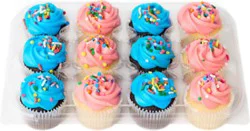 Pavillions Half N' Half Mini Cupcakes - 12 Count