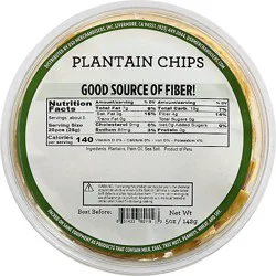 Plantain Chips Lightly Salted - 5 Oz