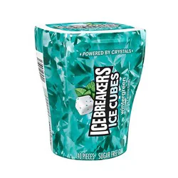 Ice Breakers Ice Cubes Wintergreen Sugar Free Chewing Gum Bottle Multipack - 40-3.24 Oz