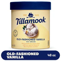 Tillamook Old-Fashioned Vanilla Ice Cream - 48 Oz