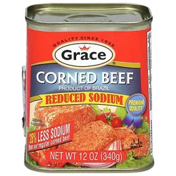Grace Reduced Sodium Corned Beef - 12 Oz