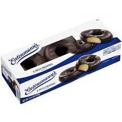 Entenmann's Rich Frosted Chocolate Donuts - 12.4 Oz