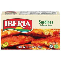 Iberia Sardines In Tomato - 4.3 Oz