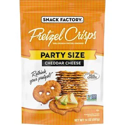 Snack Factory Cheddar Cheese Pretzel Crisps - 14 Oz