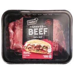 Signature Select Beef Shaved Steak - 14 Oz