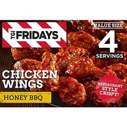 Tgi Fridays Frozen Appetizers Honey Bbq Chicken Wings Box - 25.5 Oz
