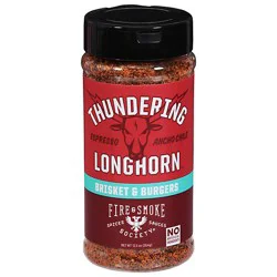 Fire And Smoke Beef Rub Thndrng Longhorn - 16 Oz