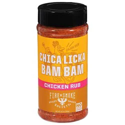 Fire And Smoke Poultry Rub Chca Lic Bamb - 16 Oz