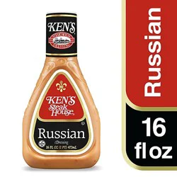 Kens Steak House Russian Salad Dressing 16 Oz - 16 Fz