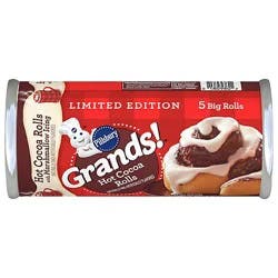 Pillsbury Grands Hot Cocoa Rolls W Mrshmlw Icing - 17.5 Oz