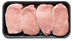 Signature Select Pork Boneless Center Cut Chops Thin Cut - 1 Lb