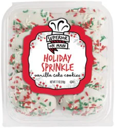 Holiday Sprinkle Vanilla Cake Cookies - 7.7 Oz