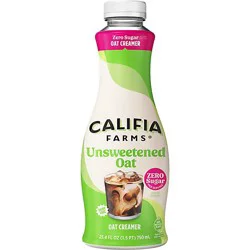 Califia Farms Unsweetened Oat Milk Coffee Creamer - 25.4 Fl. Oz.