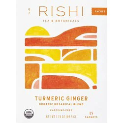 Rishi Turmeric Ginger Organic Tea - 15 Ct