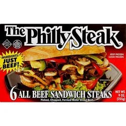 Philly Sandwich Steaks - 9 Oz