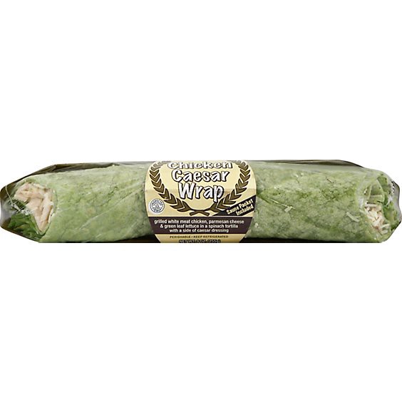 slide 1 of 1, Sandwich Wrap Chicken Caesar - 9 Oz, 9 oz