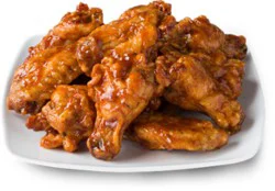 Signature Cafe Bbq Chicken Wings Hot - 1 Lb (Available After 10am)