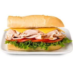 Signature Cafe Small Turkey & Cheese Sub - Each (390 Cal)