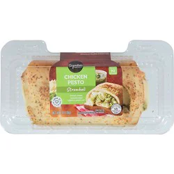 Signature Select Chicken Pesto Stromboli - 7 Oz