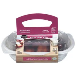 Signature Select/cafe Smoked Rib Tips Hot - 16 Oz (Available After 10am)