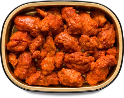 slide 1 of 1, Boneless Buffalo Chicken Wings Hot - 1 Lb, per lb