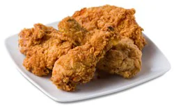 Deli Fried Chicken Dark Cold 4 Piece - Each