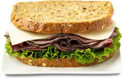 Dietz & Watson Roast Beef With Horseradish And Cheddar Sandwich - Ea