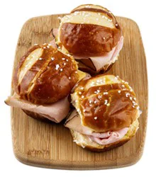 Haggen Ham Pretzel Sliders 3 Count - Each
