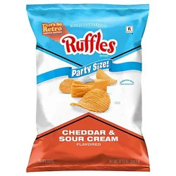 Ruffles Potato Chips Cheddar & Sour Cream - 12.5 Oz
