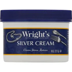 Wrights Silver Polish Cream - 8 Oz