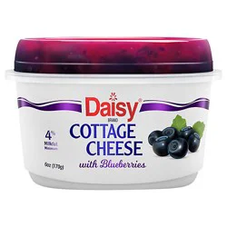 Daisy 4% Cottage Cheese With Blueberry - 6 Oz