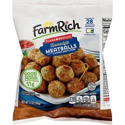 Farm Rich 3 Meat Meatballs - 14 Oz