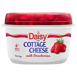 Daisy 4% Cottage Cheese With Strawberry - 6 Oz