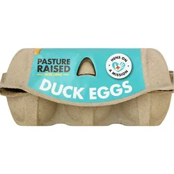 Utopihen Farms Duck Eggs Pasture Raised Non-Gmo - .5 Ct