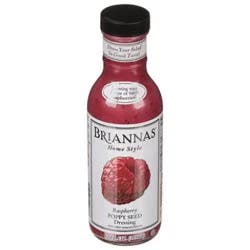 Briannas Dressing Raspberry Poppy Seed - 12 Oz