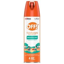 Off! Familycare Insect Repellent Smooth & Dry Aerosol Spray - 4 Oz