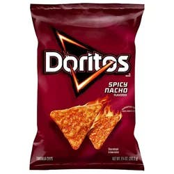 Doritos Tortilla Chips Spicy Nacho - 9.25 Oz