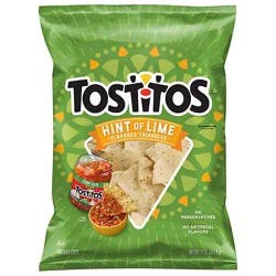 Tostitos Tortilla Chips Restaurant Style Hint Of Lime - 11 Oz