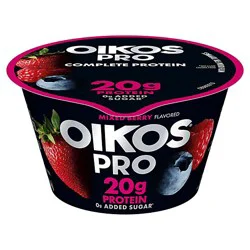 Oikos Pro Mixed Berry Yogurt-Cultured Ultra-Filtered Milk - 5.3 Oz