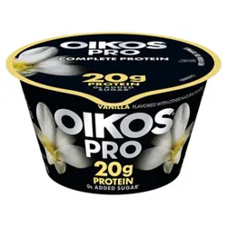 Oikos Pro Vanilla Yogurt-Cultured Ultra-Filtered Milk - 5.3 Oz
