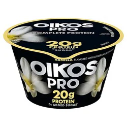 Oikos Pro 20g Protein Vanilla Yogurt-Cultured Ultra-Filtered Milk Product Cup​ - 5.3 Oz