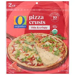 O Organics Pizza Crust Thin Crispy 2 Pack - 10 Oz